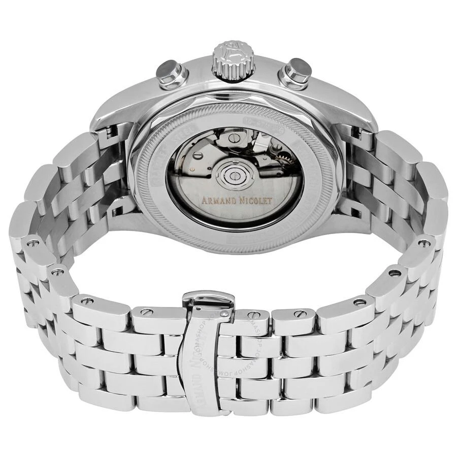 Armand Nicolet MH2 Chronograph Automatic Silver Dial Men's Watch A647A-AG-MA2640A 3