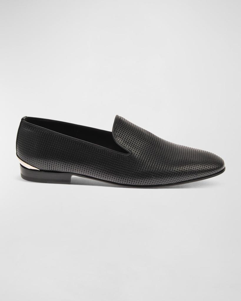 Costume National Men's Perforated Leather Loafers