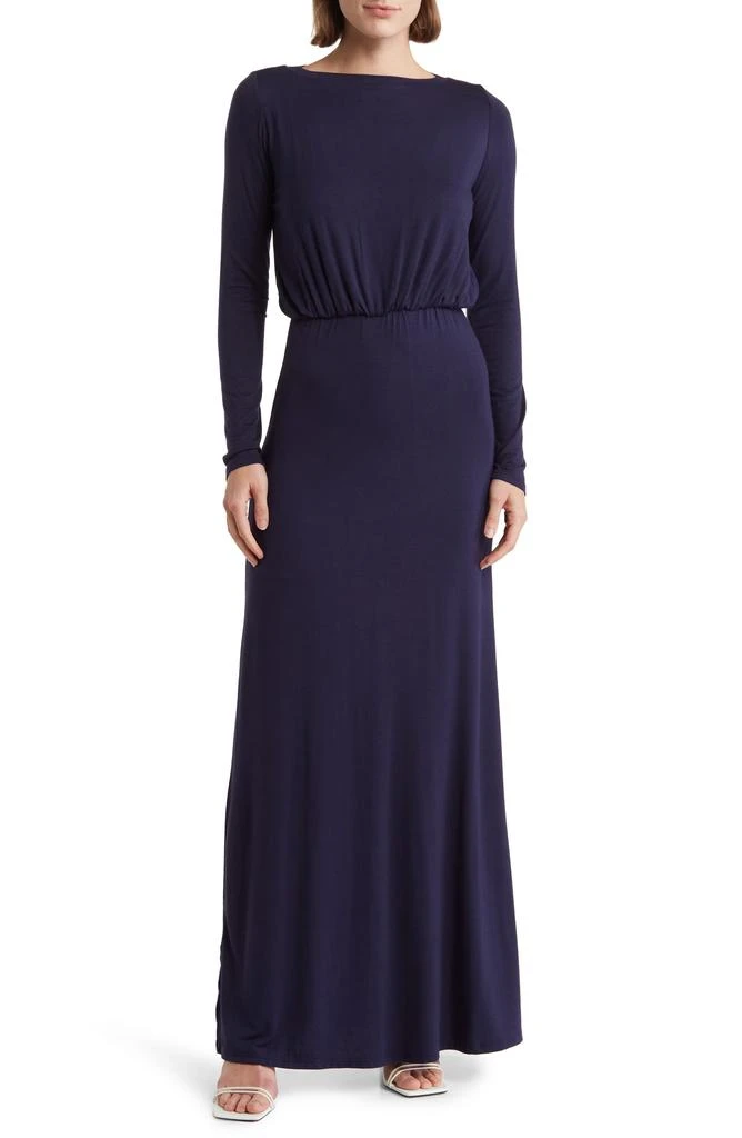 GO COUTURE Long Sleeve Maxi Dress 1