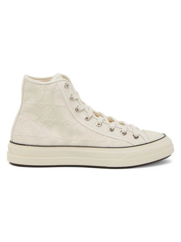 Valentino Toile Iconographe Totaloop High-Top Sneakers 1