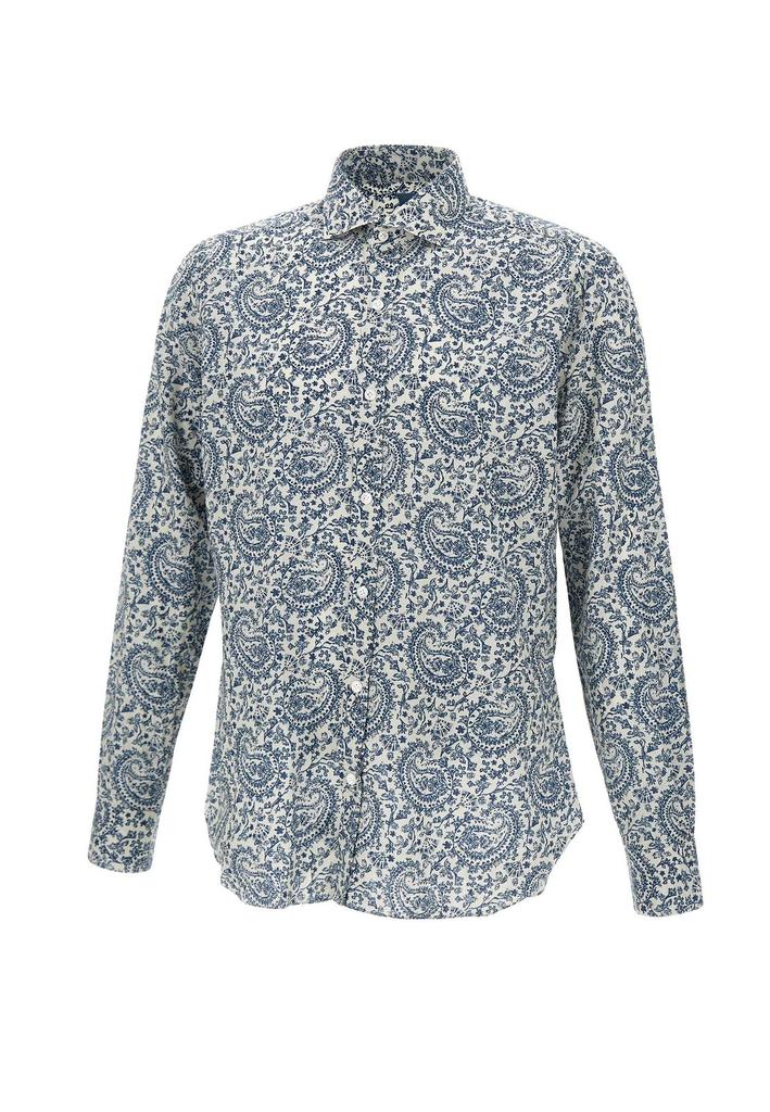 BARBA Barba Paisley Print Long Sleeve Shirt