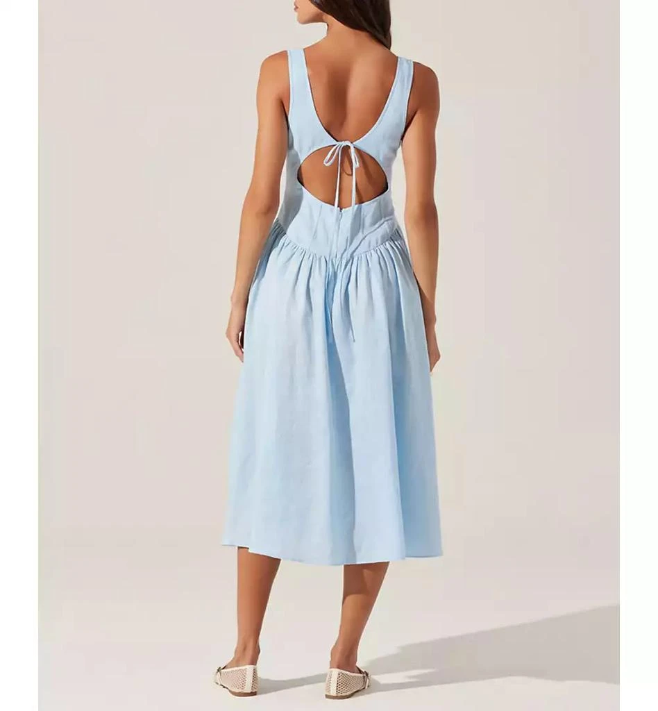 ASTR Women's Thierry Linen Corset Dress 2
