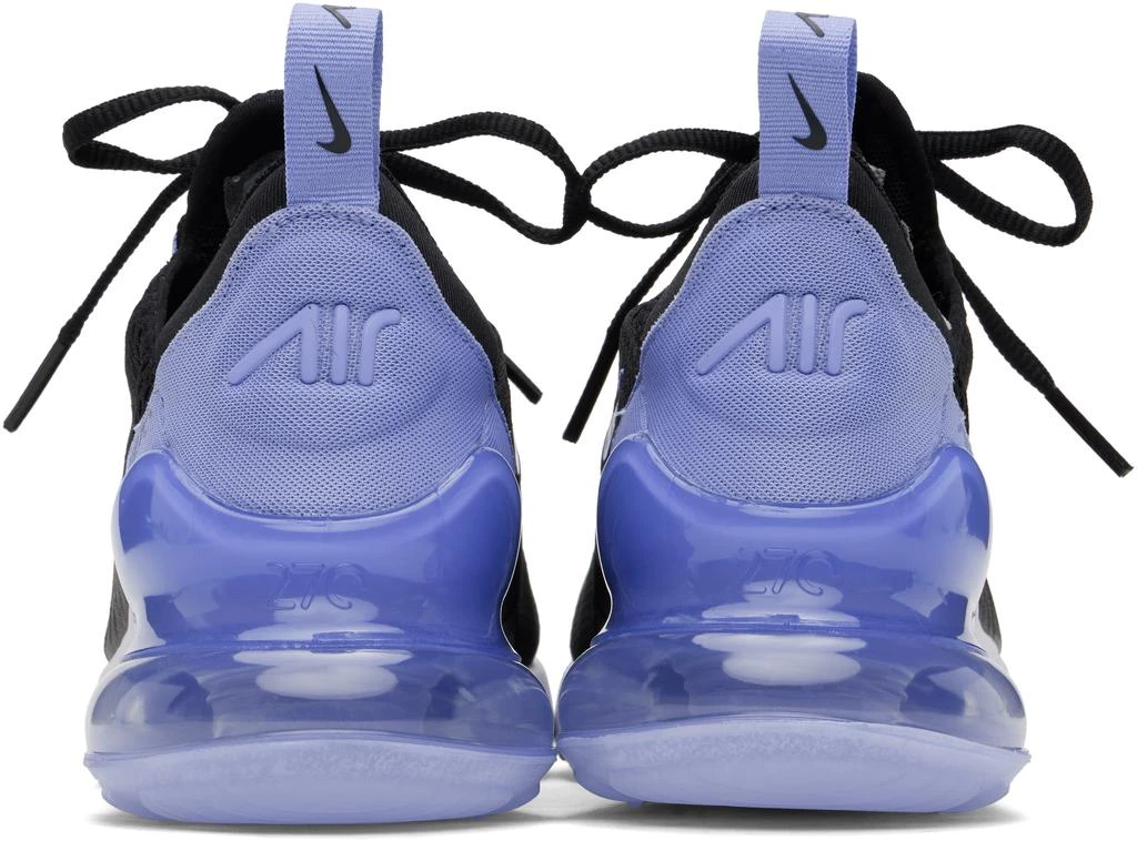 NIKE Black & Blue Air Max 270 Sneakers 2