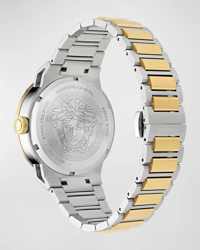 Versace 38mm Medusa Infinite Watch with Bracelet Strap, Two Tone 4