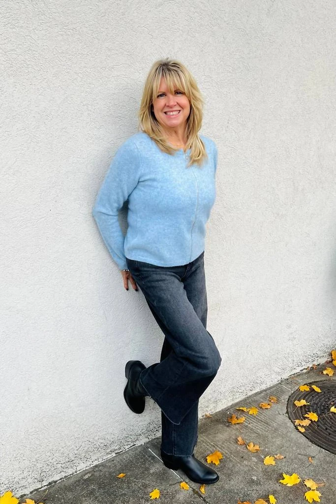 Pure Amici Pure Amici - Zip Front Cashmere Cardigan 3