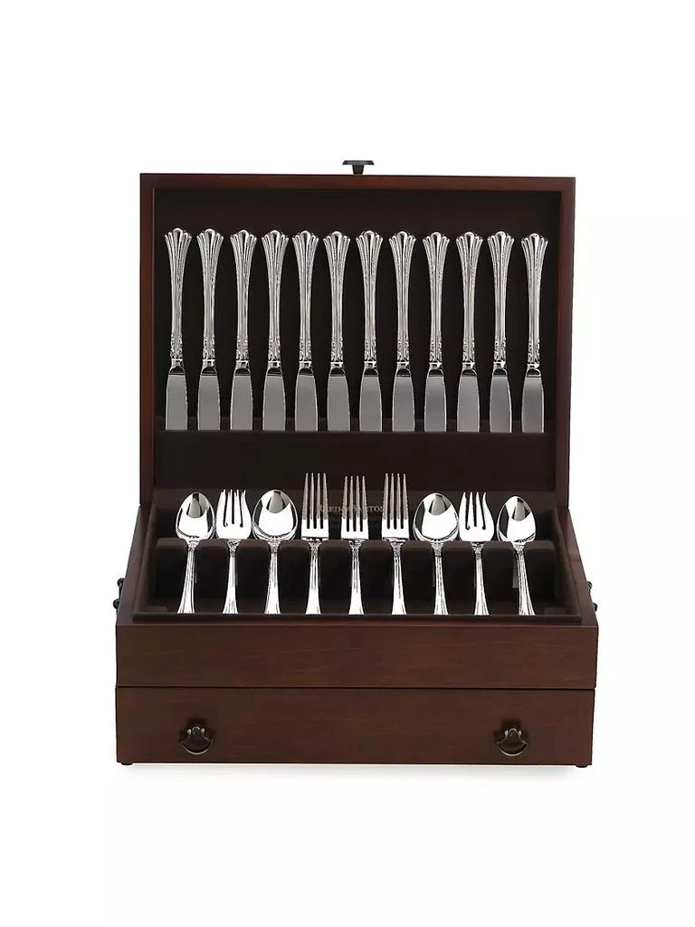 Reed & Barton Bristol Grande Mahogany-Finish Flatware Chest 2