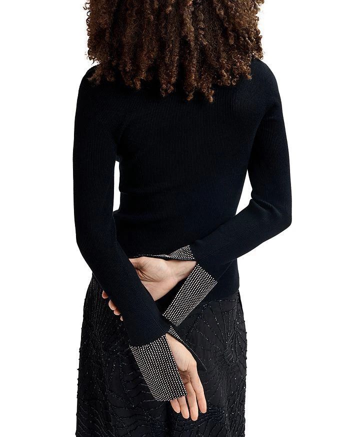 Essentiel Embellished Cuff Top 3