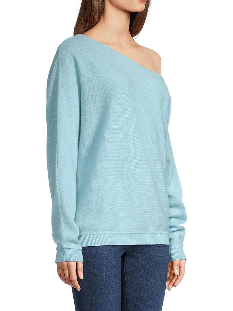 Minnie Rose One-Shoulder Cashmere Sweater 4