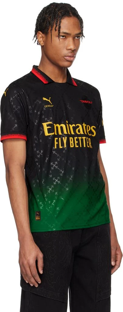 Off-White Black PUMA & AC Milan Edition Match Jersey 2