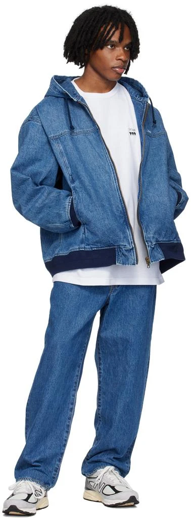Wtaps Blue Blues Straight Jeans 4