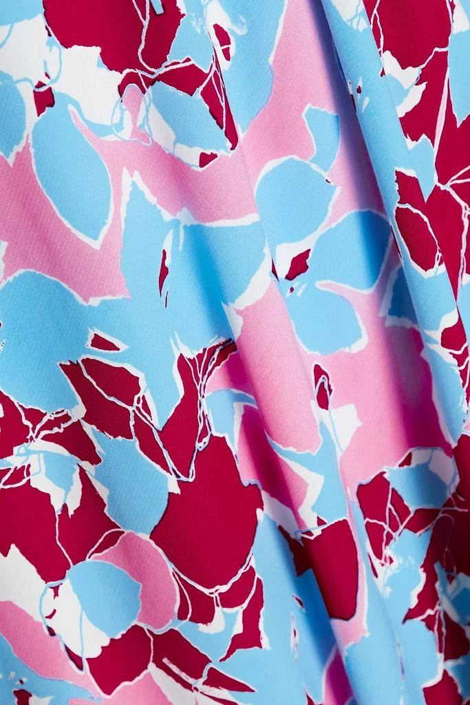 Diane von Furstenberg Eloise wrap-effect printed crepe midi dress 4