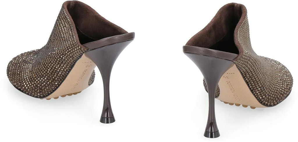 Bottega Veneta Bottega Veneta Sparkle Dot Sock Leather Mules 4