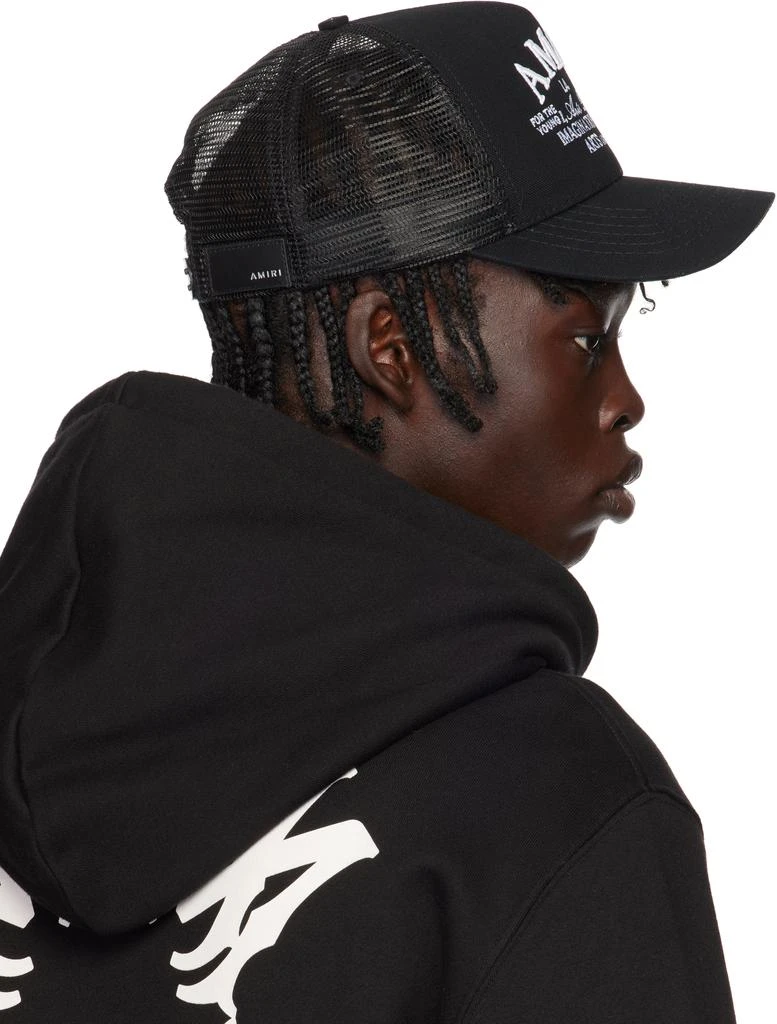 AMIRI Black  'Arts District' Trucker Cap 3