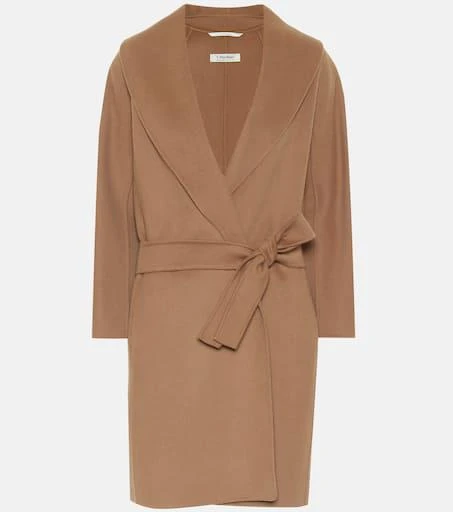 Max Mara Messi belted virgin-wool coat 1