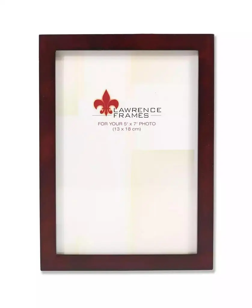 Lawrence Frames 755957 Espresso Wood Picture Frame - 5" x 7"