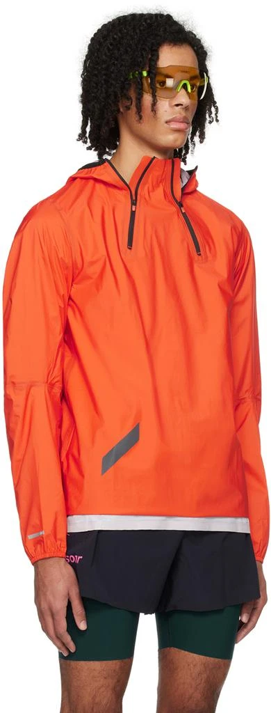 Soar Running Orange Trail Rain Jacket 2