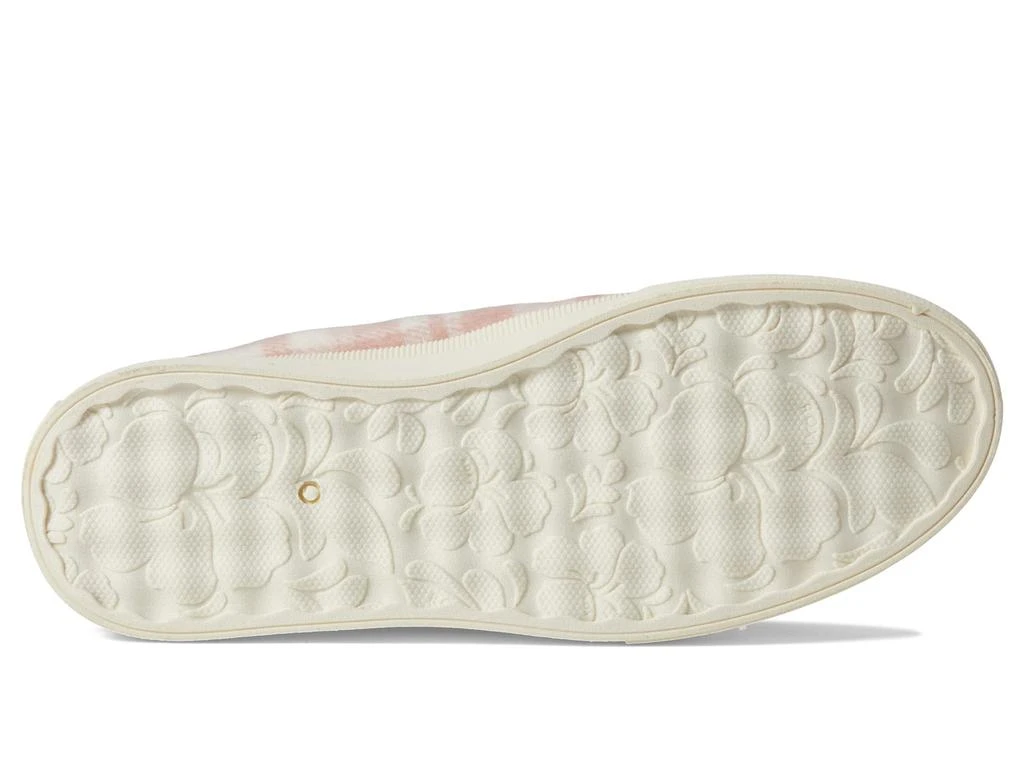 ROXY Summer Sky Faux Fur Sneakers - Plaid Print, Memory Foam Insole, Recycled TPE Outsole