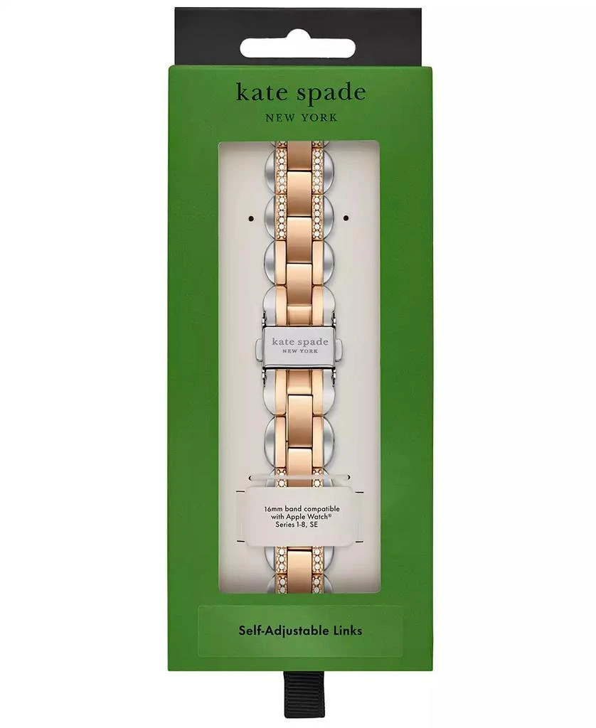 Kate Spade Women's two-tone stainless steel band for apple watch, 38,40,41,42,44,45,49mm 3