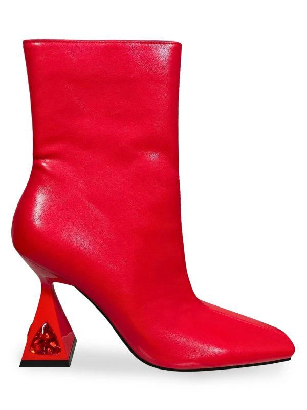 Lady Couture Molly Flare Heel Ankle Boots 1