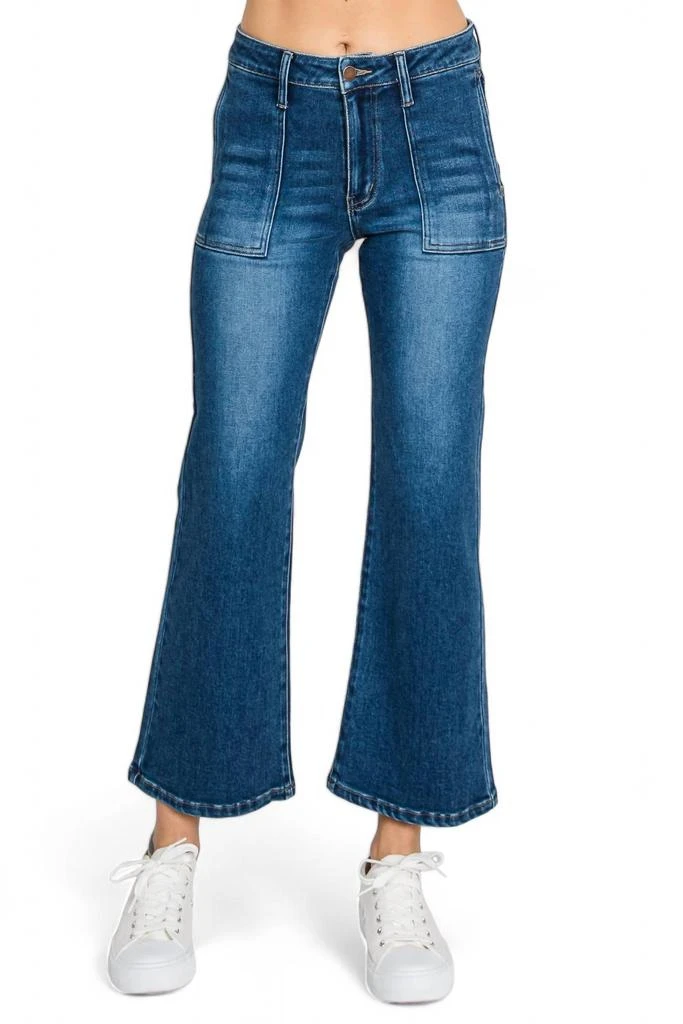Letter to Juliet Sicily Patch Pocket Jean In Dark Wash 1