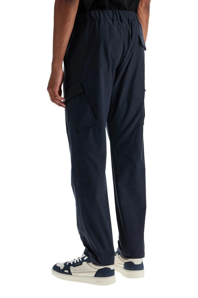 HERNO deep blue polyester pants with patch pockets 3