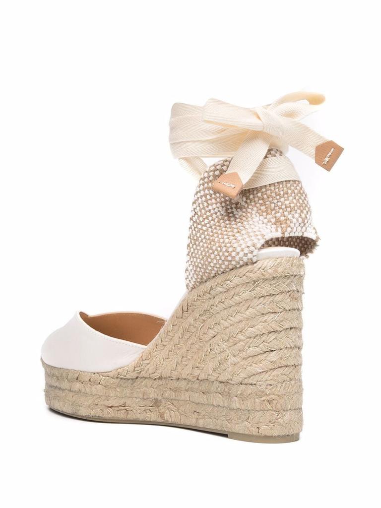 CASTAÑER CHIARA RAFFIA WEDGE ESPADRILLES