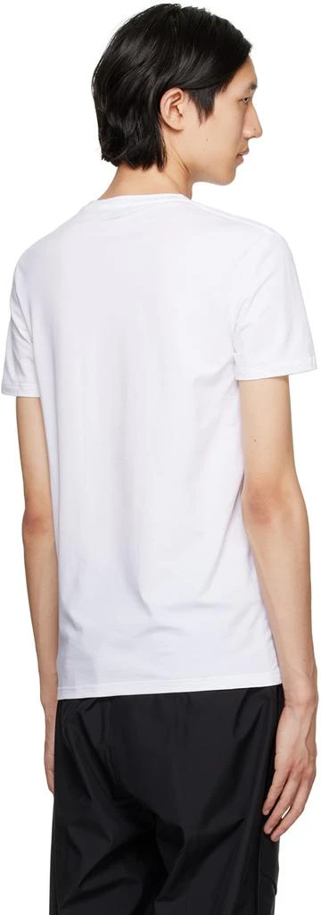 ZEGNA White V-Neck T-Shirt 3