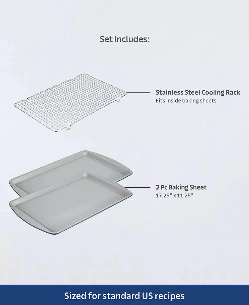 Tramontina Ceramic 3-Pc. Nonstick Bakeware Set 7