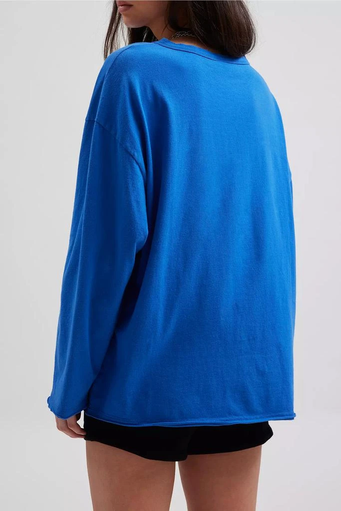 Urban Outfitters Varsity Vintage Graphic V-Neck Long Sleeve Tee 3