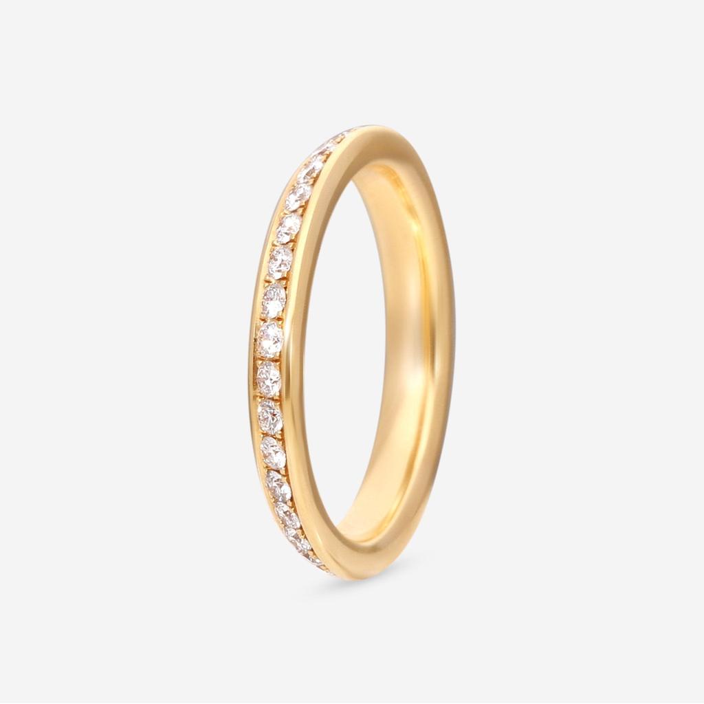 Gübelin Gübelin Classics 18K Yellow Gold & Diamond Wedding Ring Sz. 7.5 47C-0150