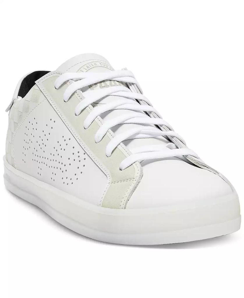 P448 Men's White Logo Sneakers