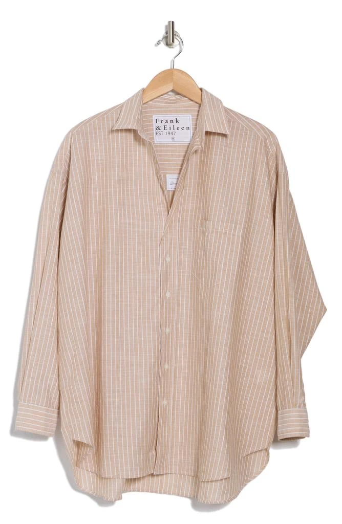 Frank & Eileen Shirley Oversize Stripe Button-Up Shirt 3