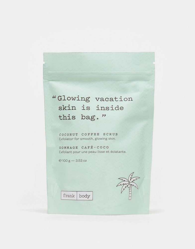 Frank Body Frank Body Smoothing AHA Body Lotion 140m + Free Gift - Coconut Coffee Body Scrub 100g 3
