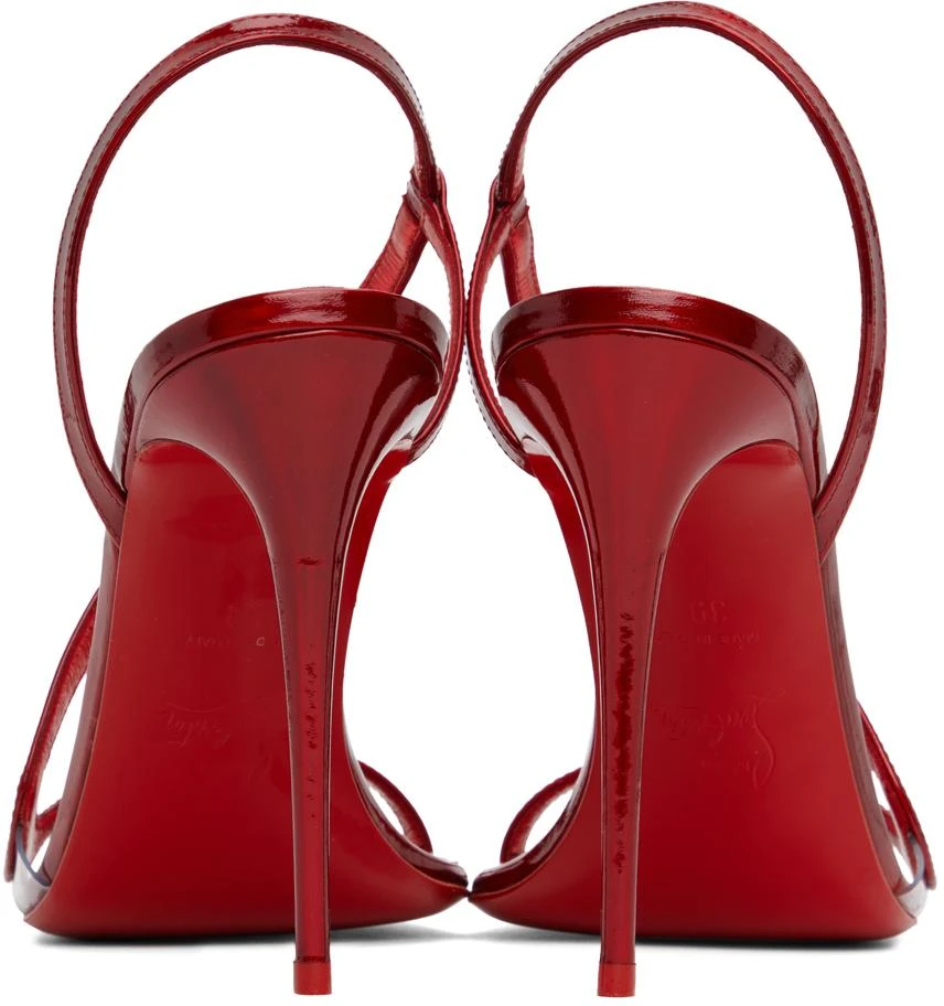 Christian Louboutin Red Rosalie Heeled Sandals 2