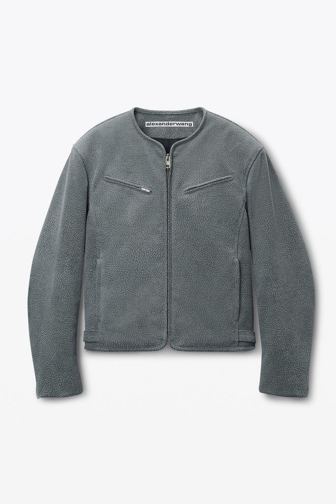 Alexander Wang Oversized Boxy Moto Jacket