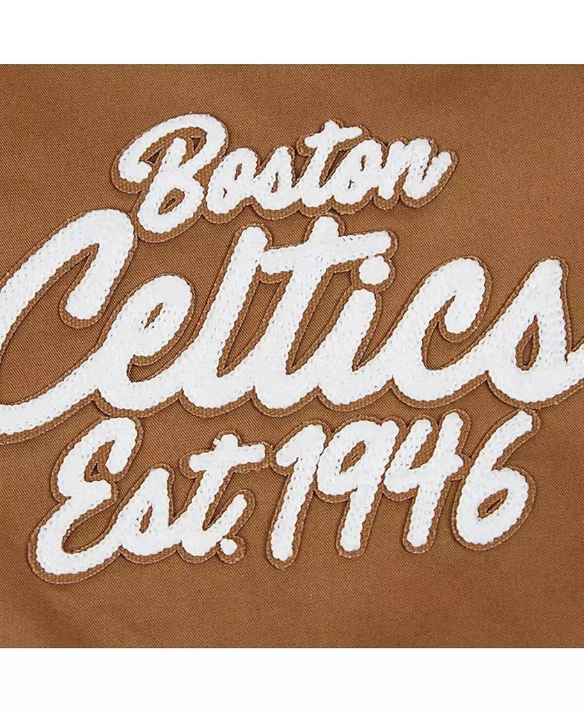 Pro Standard Men's Brown Boston Celtics Paint The City Full-Zip Jacket 2