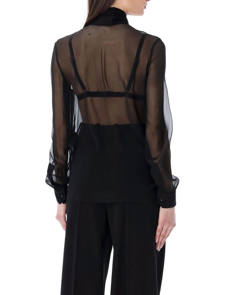 Yves Saint Laurent Saint Laurent Pussy-Bow Long-Sleeved Shirt 2