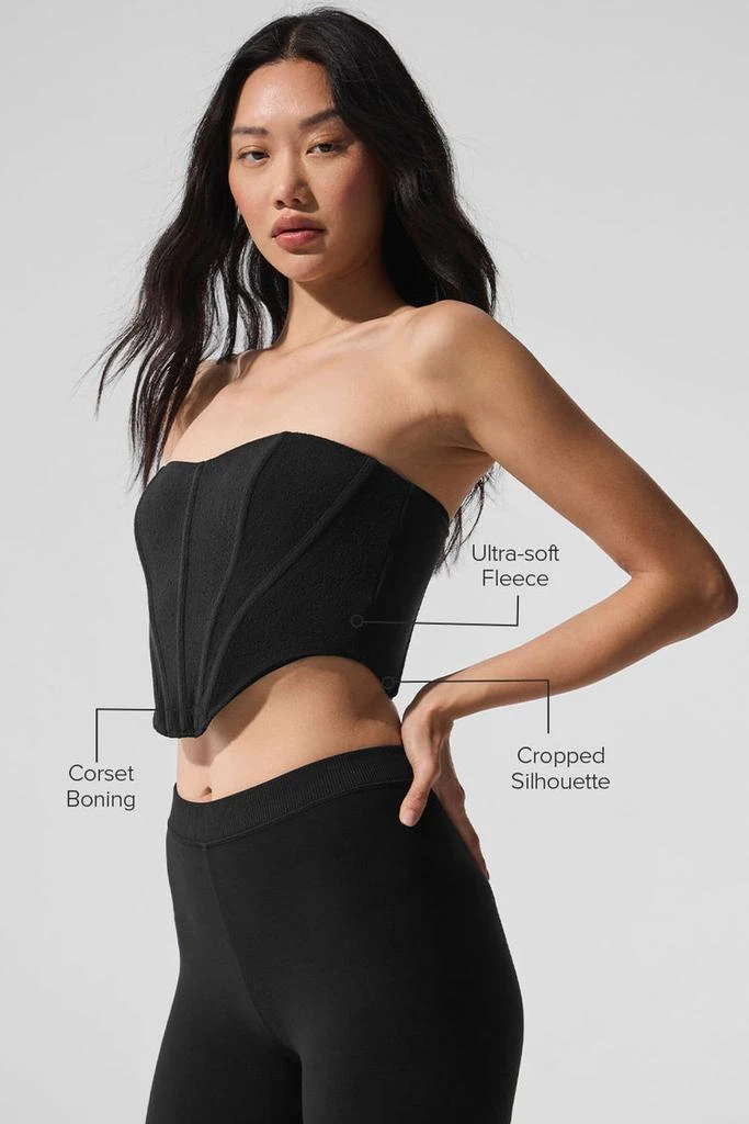 Alo Polar Fleece Corset - Black 2