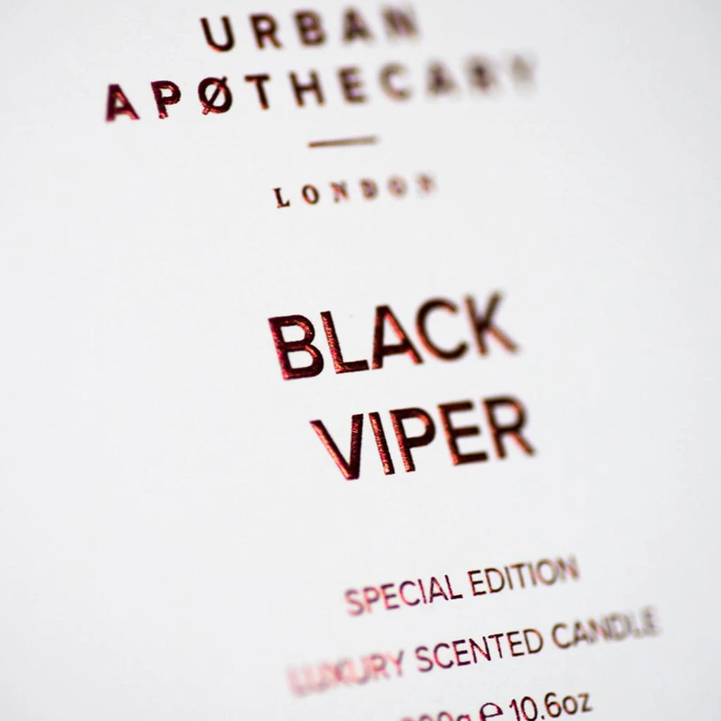 Urban Apothecary Urban Apothecary Black Viper Luxury Candle 300g 3