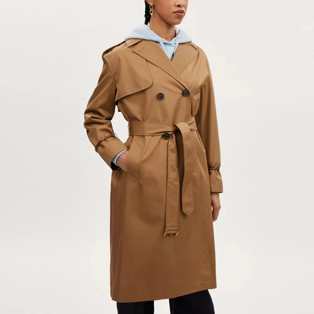 Coach Relaxed Double Breasted Trench 4