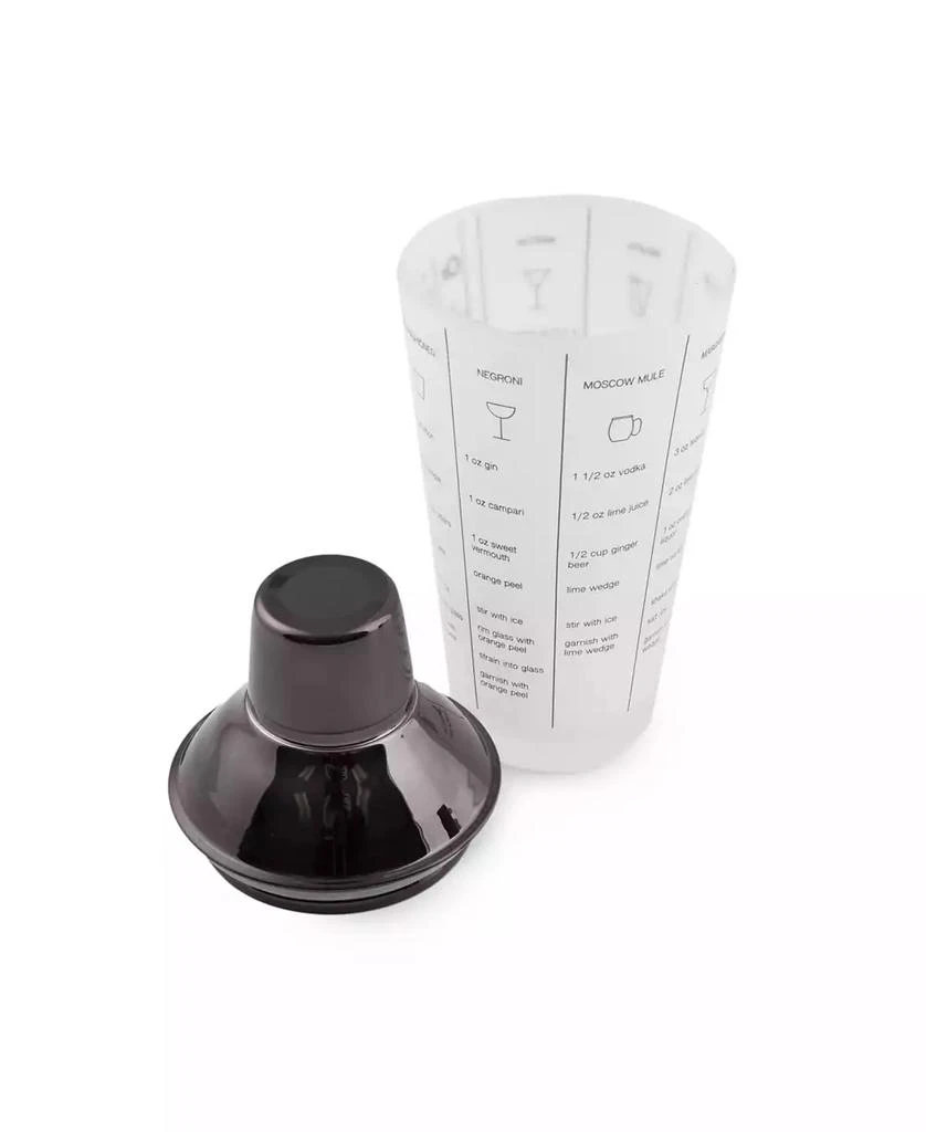 Cambridge Silversmiths Recipe Shaker and Tools Mixology Set, 5 Pieces 9