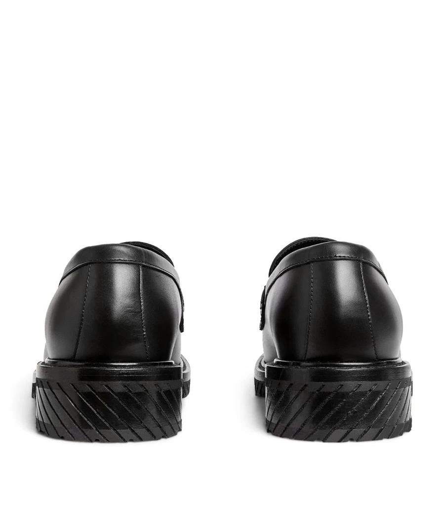 Off-White Leather Military Loafers 3