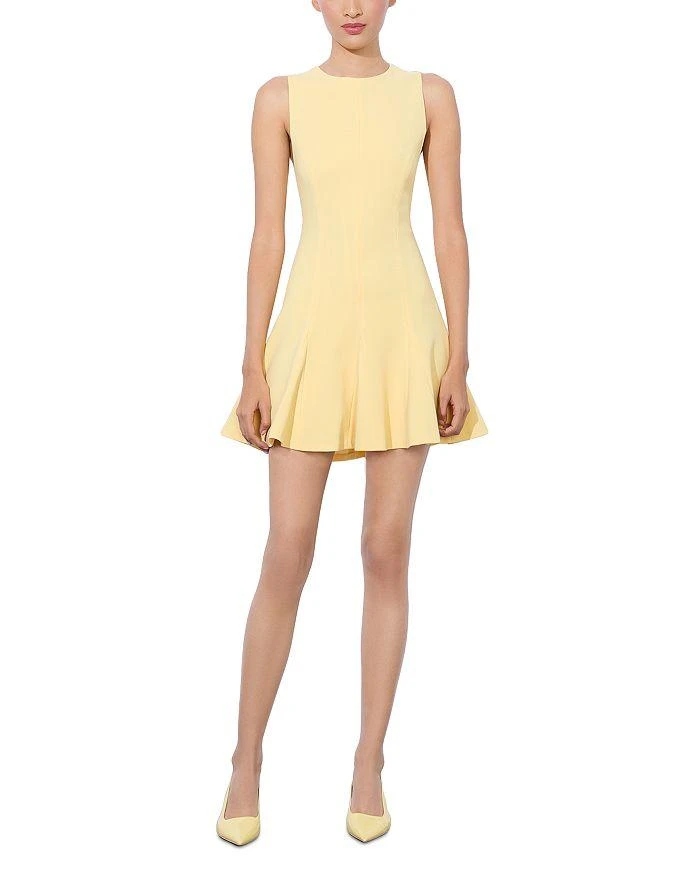 Alice + Olivia Isa Sleeveless Seamed Flare Mini Dress 2