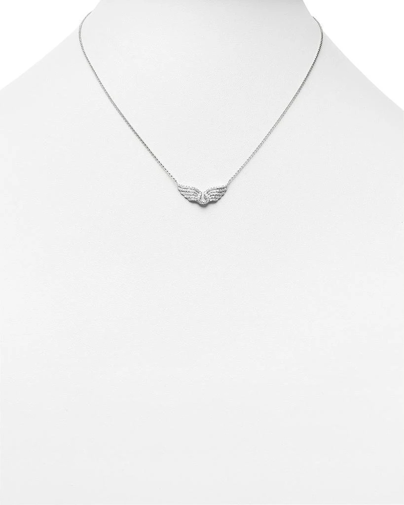Bloomingdale's Diamond Wing Necklace in 14K White Gold, .30 tcw 2
