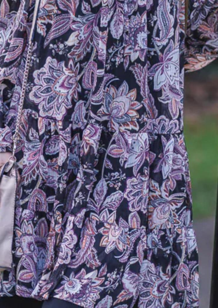 Papillon Papillon - Quinn Paisley Floral Babydoll Dress