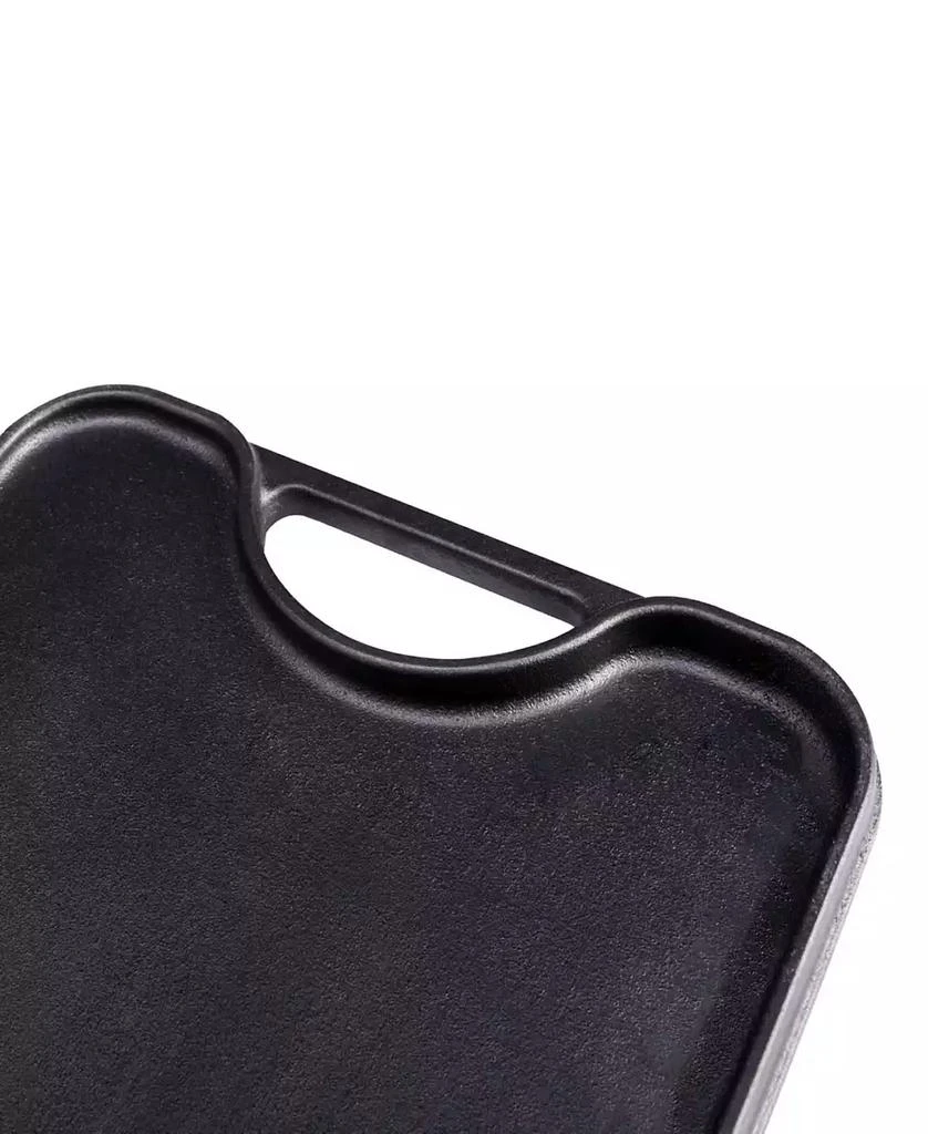 Victoria Cast Iron Large Reversible 18.5" x 10" Rectangular Griddle 4