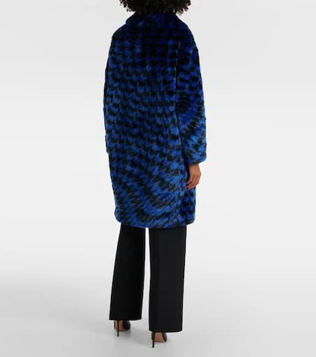 Diane von Furstenberg Printed faux fur coat 3