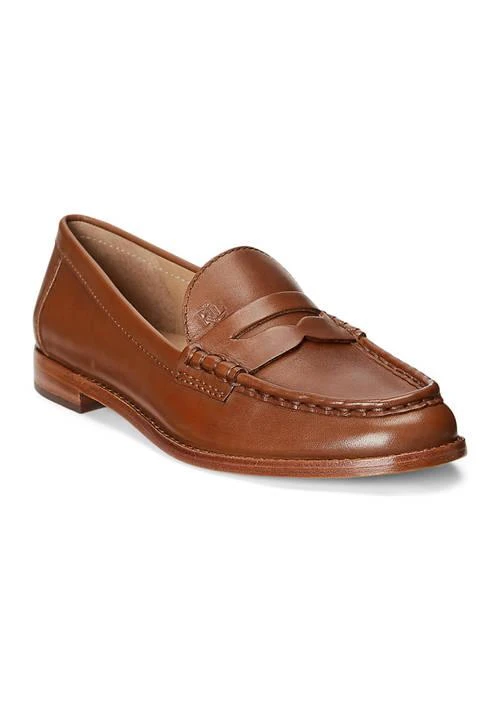 Ralph Lauren Ralph Lauren Wynnie Burnished Leather Loafers 1