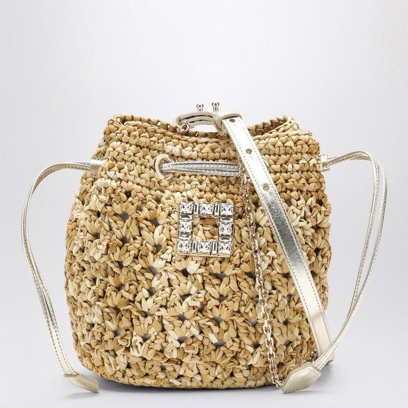 Roger Vivier Roger Vivier Bucket Bag Très Vivier In Crochet