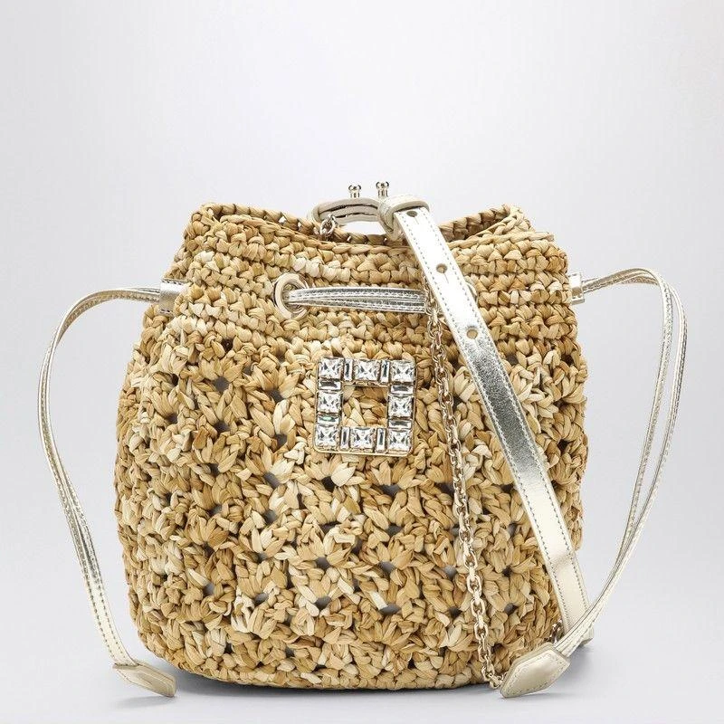 Roger Vivier Roger Vivier Bucket Bag Très Vivier In Crochet 1